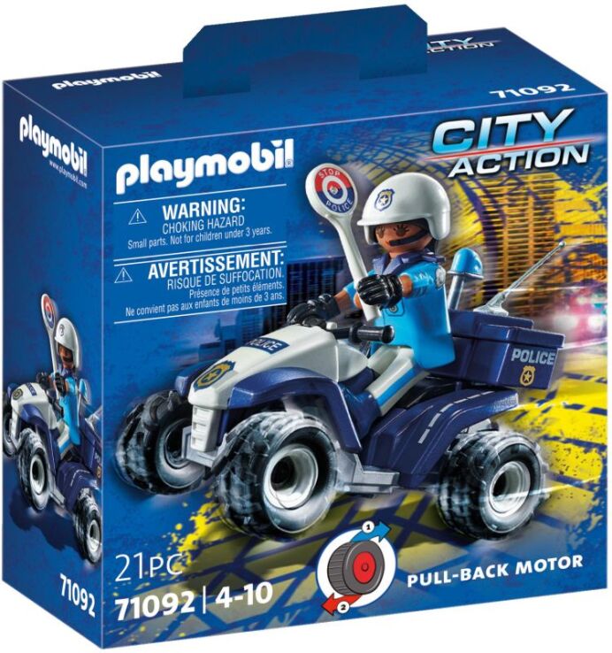 Playmobil Αστυνομικός Με Γουρούνα 4x4 (71092) (1)