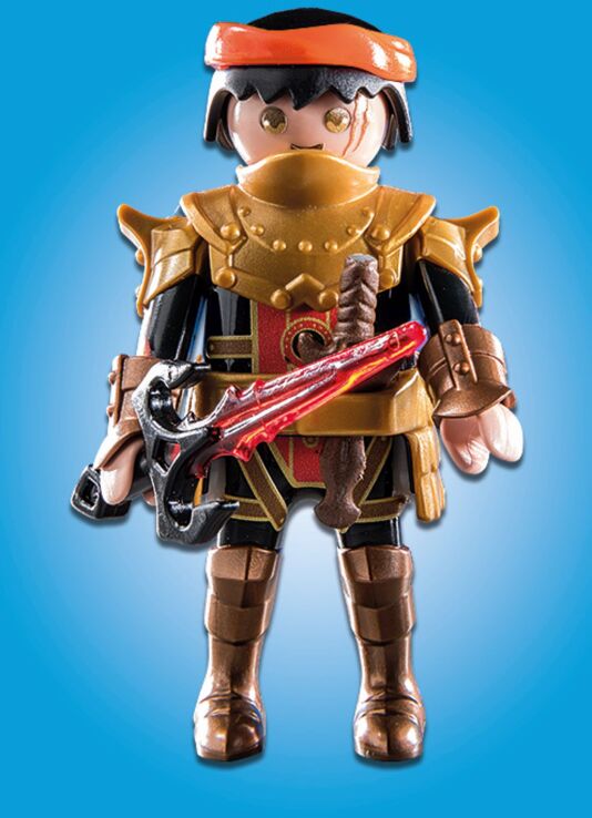 Playmobil Novelmore Burnham Raiders-Ιππότης & Άλογο Της Φωτιάς (71213) (3)