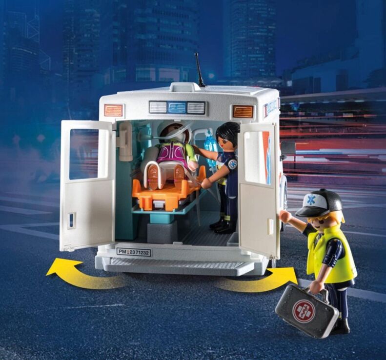 Playmobil Ασθενοφόρο Με Διασώστες (71232) (2)