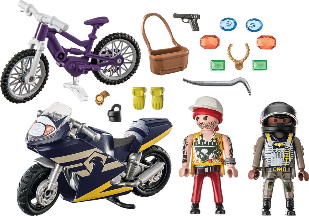 Playmobil Starter Pack Αστυνομική Καταδίωξη Ληστή Κοσμημάτων (71255) (3)