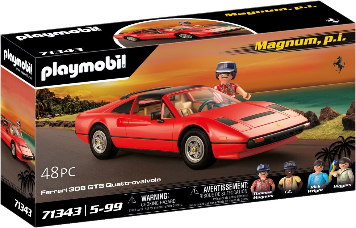 Playmobil Magnum P.I. Ferrari 308GT (71343) (1)