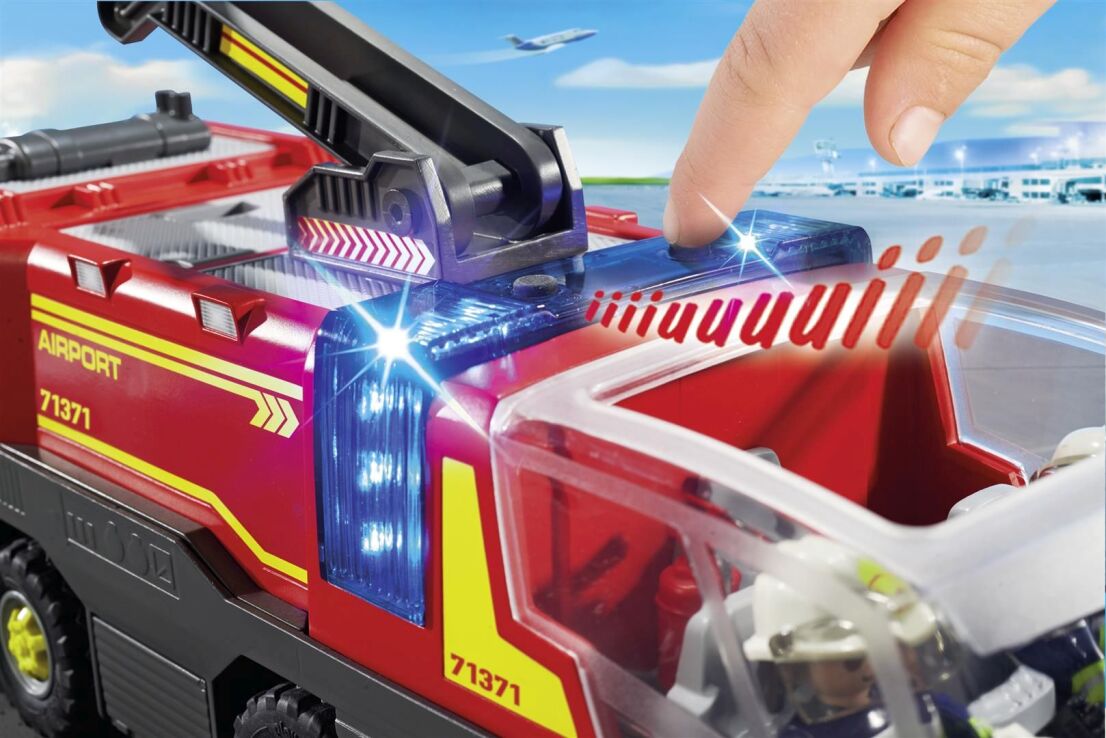 Playmobil Πυροσβεστικό Όχημα Με Φώτα Ήχο & Πυροσβεστικό Κανόνι (71371) (2)