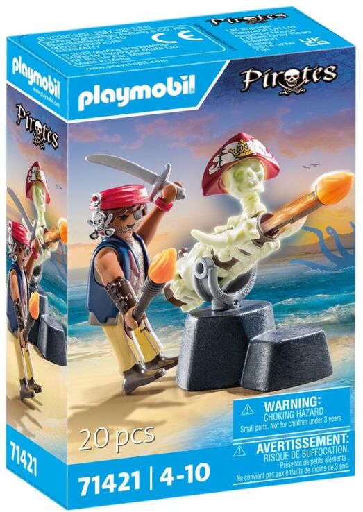 Playmobil Πειρατής Με Κανόνι (71421) (1)