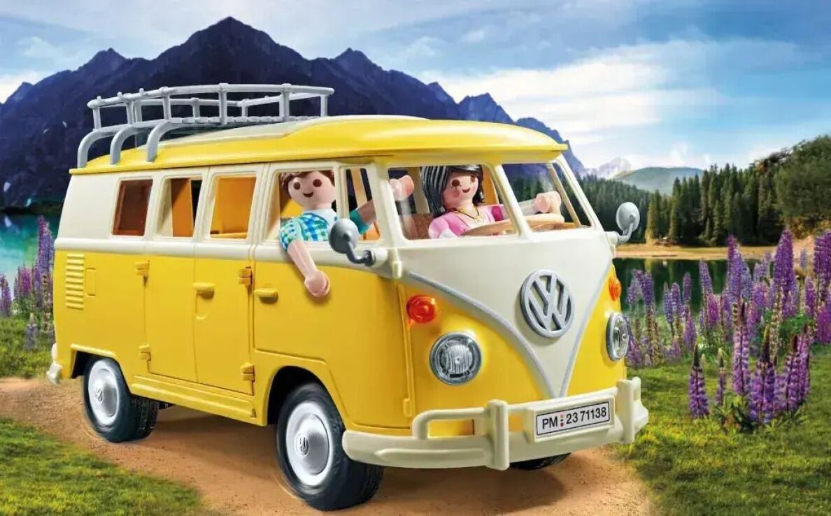 Playmobil Volkswagen T1 Camping Bus-Κίτρινο (71520) (2)