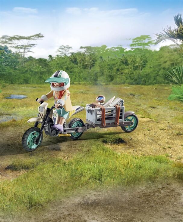 Playmobil Dinos T-Rex & Εξερευνητής Με Μοτοσυκλέτα (71524) (4)