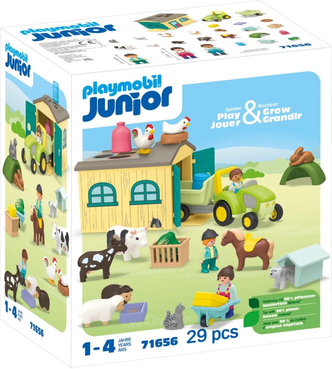 Playmobil Junior Διασκέδαση Στη Φάρμα (71656) (1)