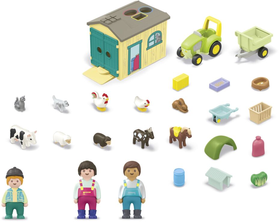 Playmobil Junior Διασκέδαση Στη Φάρμα (71656) (5)