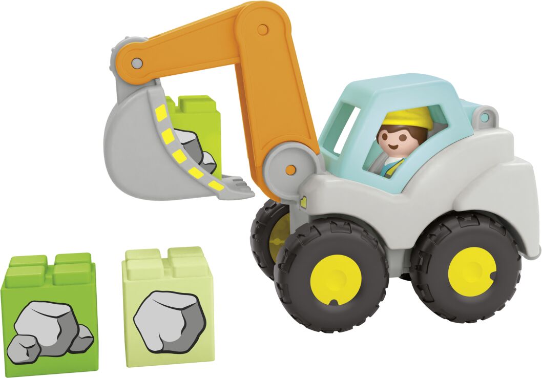 Playmobil Junior Φορτωτής Εκσκαφέας (71684) (0)