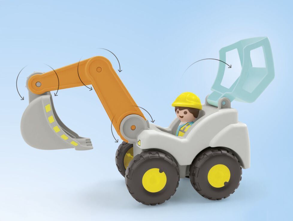 Playmobil Junior Φορτωτής Εκσκαφέας (71684) (2)