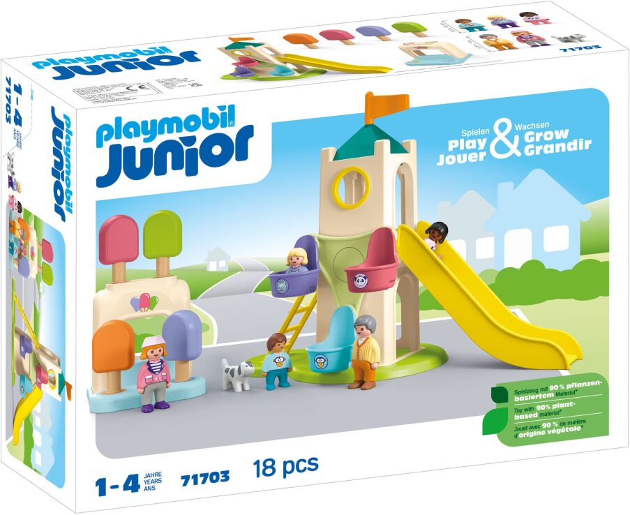 Playmobil Junior Διασκέδαση Στην Παιδική Χαρά (71703) (1)