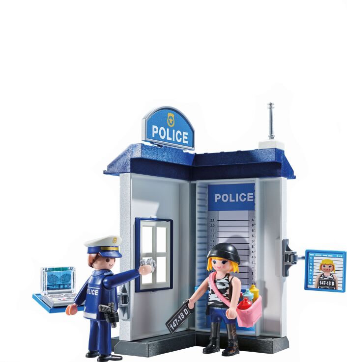 Playmobil Starter Pack Δωμάτιο Εξακρίβωσης Στοιχείων Συλληφθέντων (71733) (0)