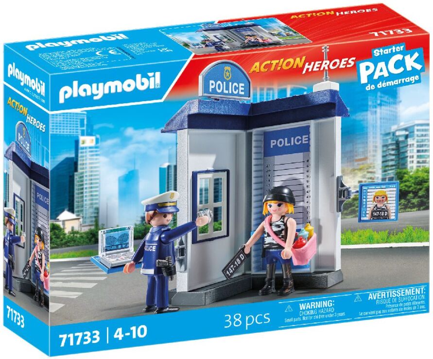 Playmobil Starter Pack Δωμάτιο Εξακρίβωσης Στοιχείων Συλληφθέντων (71733) (1)