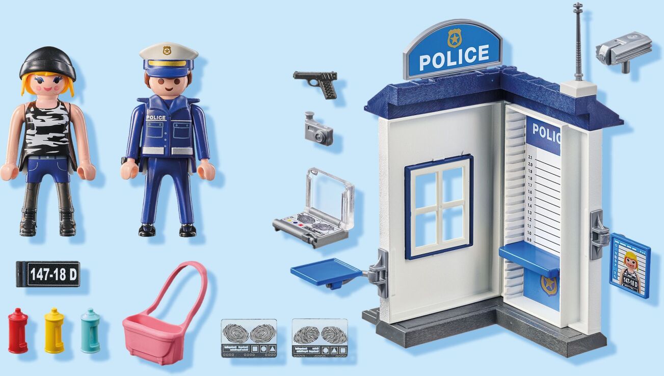 Playmobil Starter Pack Δωμάτιο Εξακρίβωσης Στοιχείων Συλληφθέντων (71733) (4)