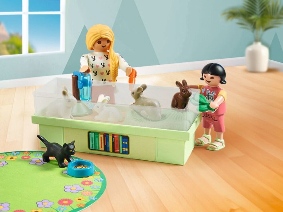 Playmobil Starter Pack Παίζοντας Με Τα Κουνέλια (71753) (2)