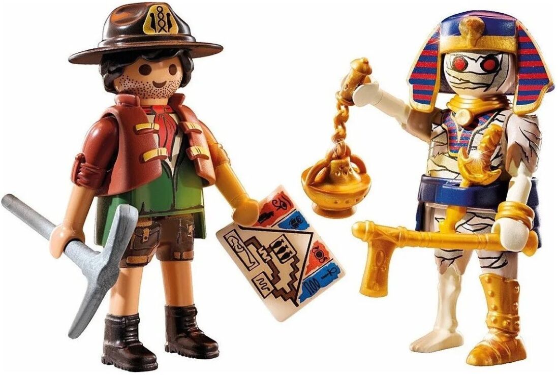 Playmobil Duo Pack Κυνηγός Θησαυρού & Μούμια (71796) (0)