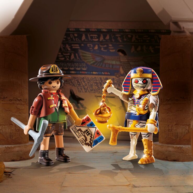 Playmobil Duo Pack Κυνηγός Θησαυρού & Μούμια (71796) (3)