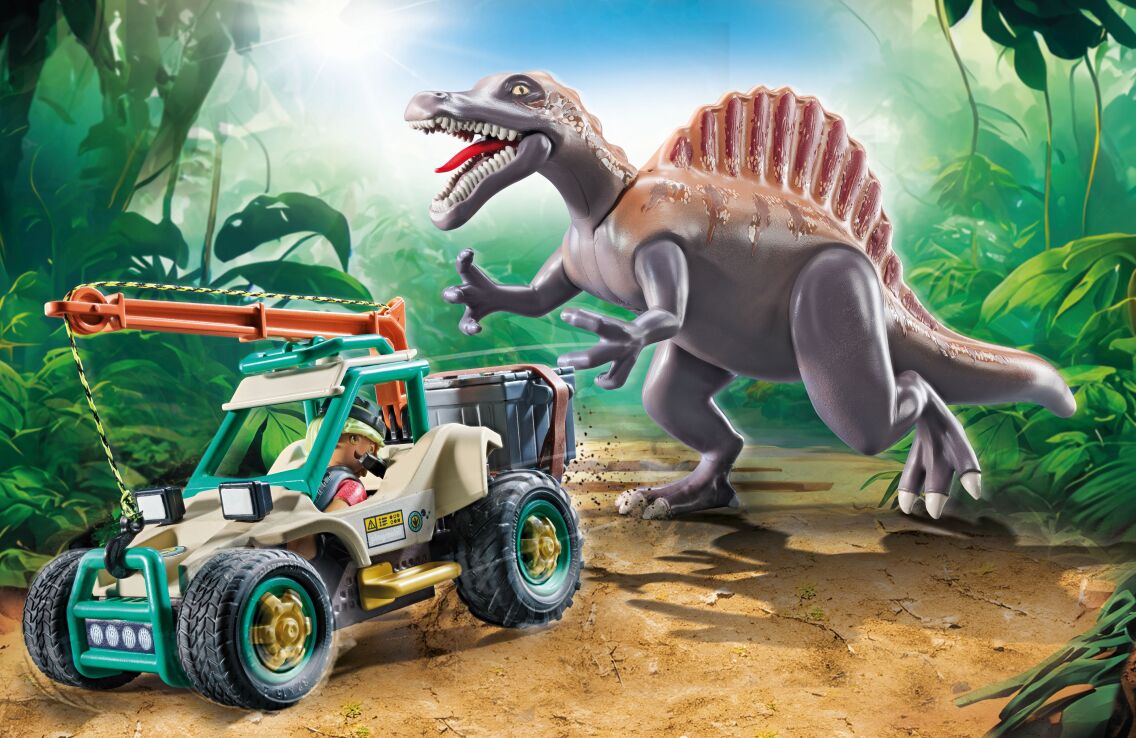 Playmobil Dinos Επίθεση Σπινόσαυρου Στο Εξερευνητικό Όχημα (71820) (2)