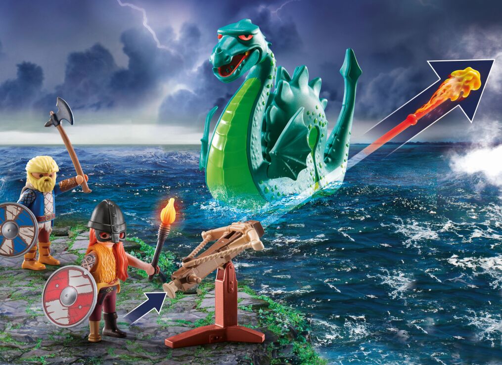 Playmobil Πολεμιστές Βίκινγκς Και Θαλάσσιο Τέρας (71830) (2)