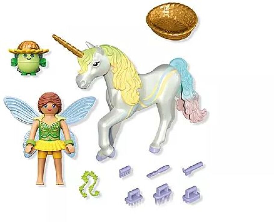 Playmobil Μονόκερος Με Πολύχρωμη Χαίτη Και Νεράϊδα (71840) (2)