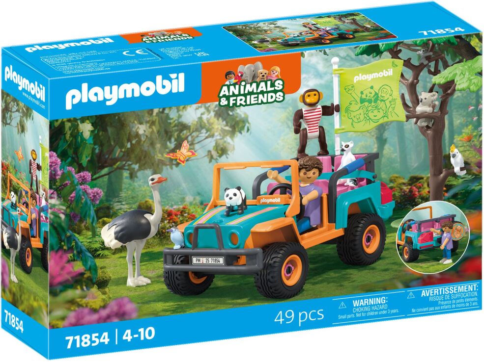Playmobil Όχημα 4Χ4 Και Άγρια Ζώα (71854) (1)