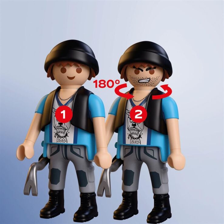 Playmobil Αστυνομική Καταδίωξη Με Μοτοσικλέτα (72079) (4)
