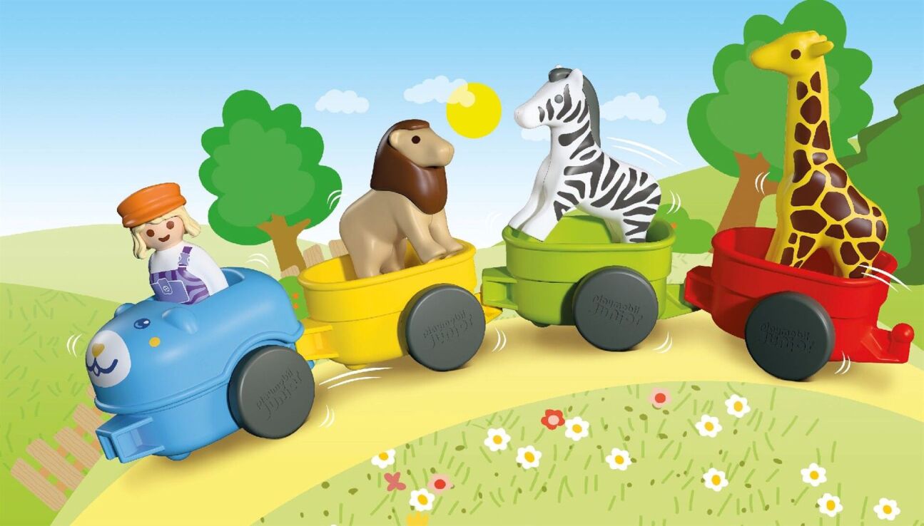 Playmobil Junior Τρένο Με Ζωάκια (72084) (3)