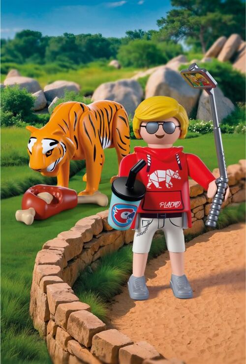 Playmobil Τίγρης Και Επισκέπτης Πάρκου (72089) (2)