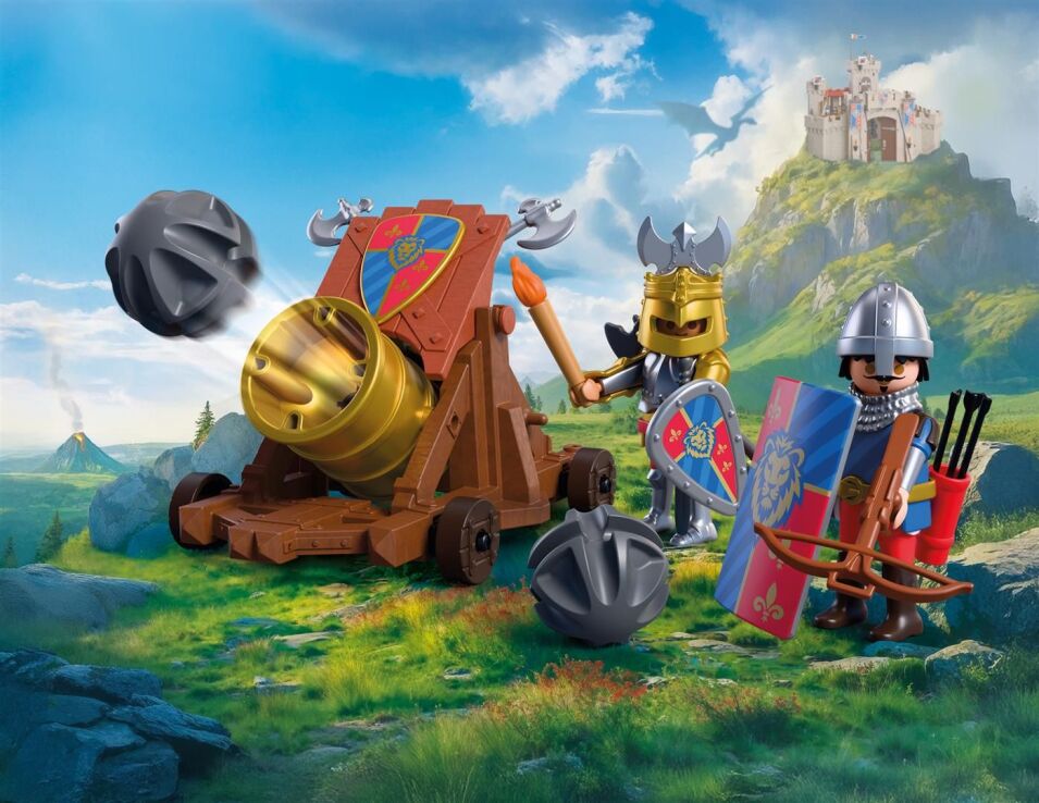 Playmobil Λεοντόκαρδοι Ιππότες Με Κανόνι (72115) (4)