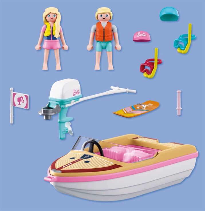 Playmobil Barbie:Ταχύπλοο Σκάφος (72122) (2)