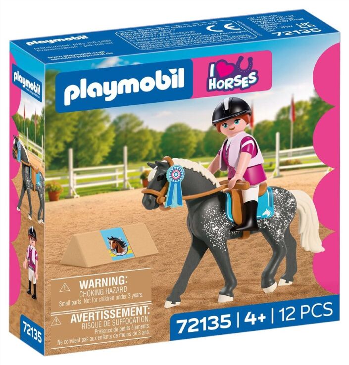 Playmobil Αναβάτρια Υπερπήδησης Εμποδίων (72135) (1)