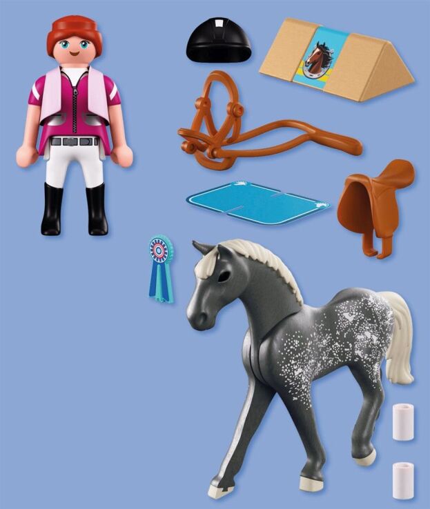 Playmobil Αναβάτρια Υπερπήδησης Εμποδίων (72135) (3)