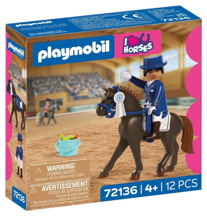 Playmobil Αναβάτρια Ιππικής Δεξιοτεχνίας (72136) (1)