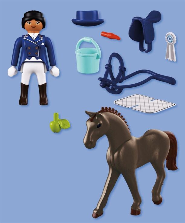 Playmobil Αναβάτρια Ιππικής Δεξιοτεχνίας (72136) (3)