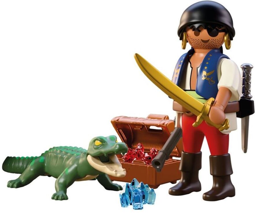 Playmobil Special Plus Πειρατής Εναντίον Αλιγάτορα (72154) (0)