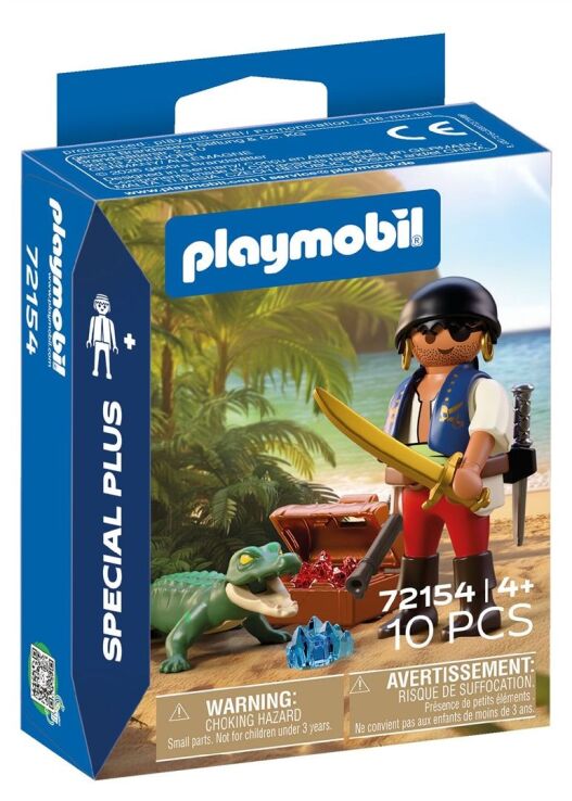 Playmobil Special Plus Πειρατής Εναντίον Αλιγάτορα (72154) (1)