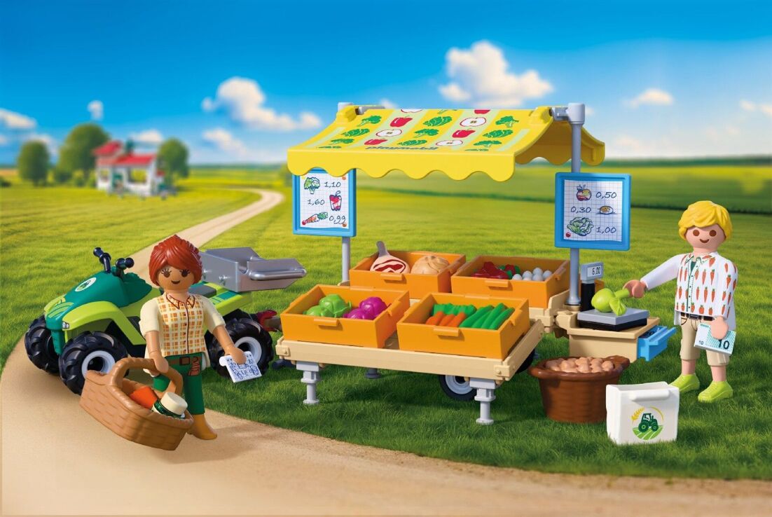 Playmobil Υπαίθριος Πάγκος Λαχανικών (72164) (2)