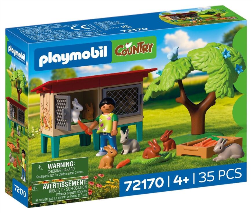 Playmobil Κουνελόσπιτο (72170) (1)