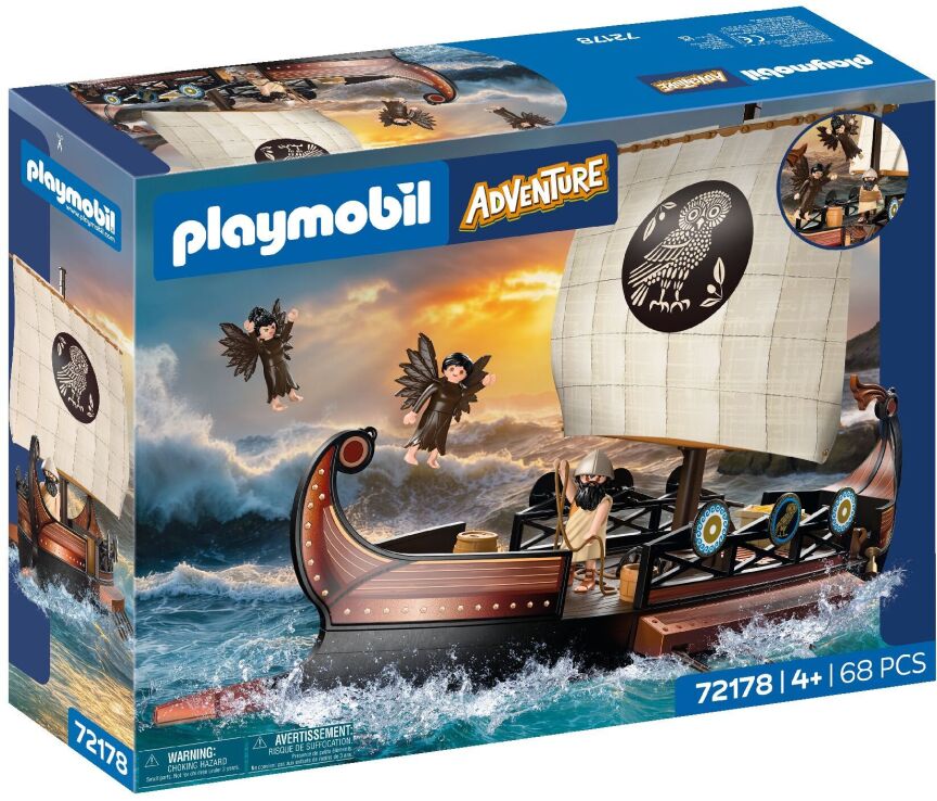 Playmobil Το Καράβι Του Οδυσσέα & Οι Σειρήνες (72178) (1)