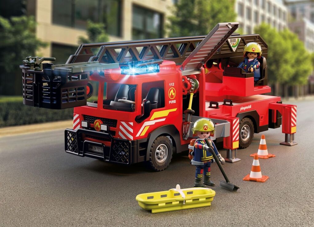 Playmobil Πυροσβεστικό Όχημα Με Σκάλα & Καλάθι (72192) (7)