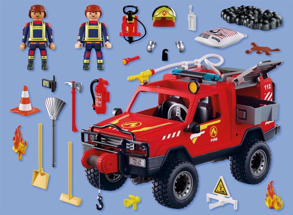 Playmobil Φορτηγό Παντός Εδάφους Πυροσβεστικής (72194) (5)