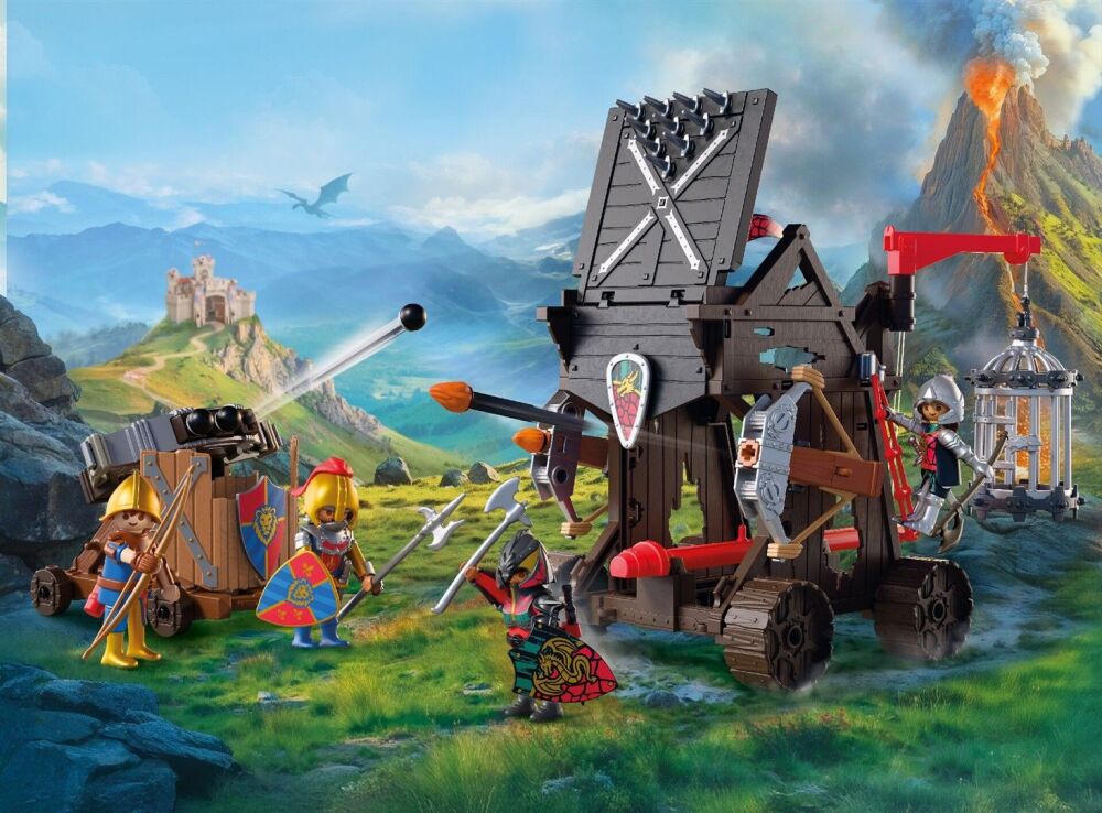Playmobil Πολιορκητικός Πύργος Ιπποτών Δράκου (72210) (3)