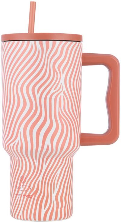 Estia Straw Tumbler XL Save The Aegean 900ml Soft Ripple (01-32043) (0)