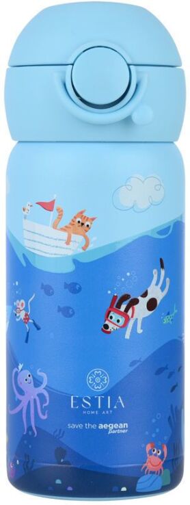 Estia Παγούρι Παιδικό Save The Aegean 350ml Ocean Play (01-33040) (0)