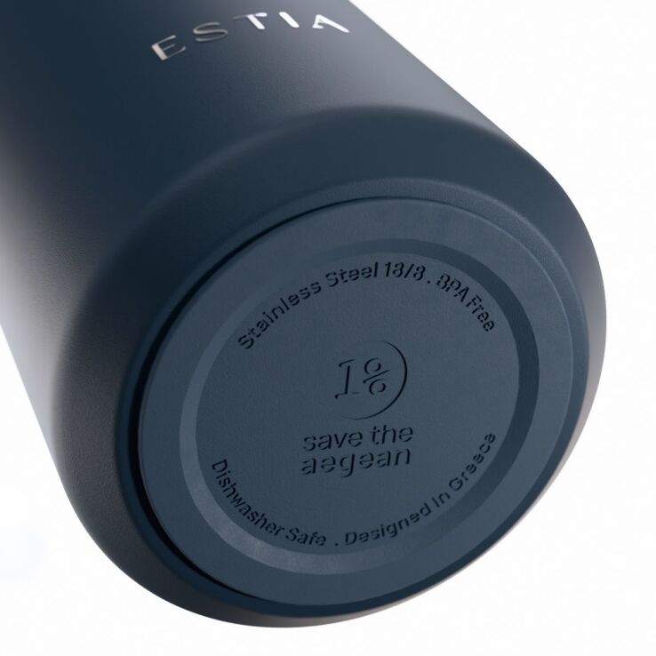 Estia Παγούρι Flow Save The Aegean 500ml Indigo (01-41908) (3)
