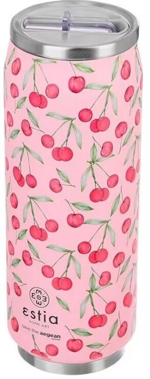 Estia Παγούρι Travel Cup Save The Aegean 500ml Cherry Rose (01-16791) (1)