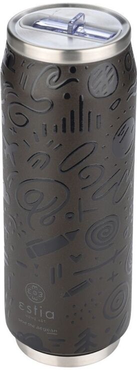 Estia Παγούρι Travel Cup Save The Aegean 500ml Noir Echo (01-22631) (1)