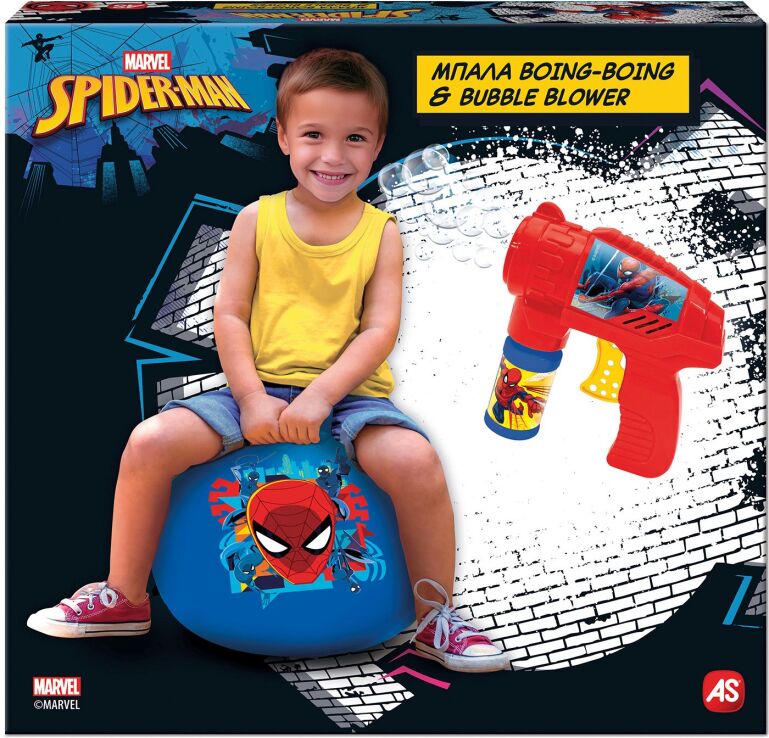 Λαμπάδα Spiderman Boing And Bubble Gun (1500-15768) (2)