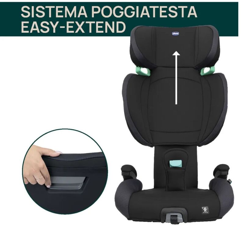 Chicco Κάθισμα Αυτοκινήτου Quizy I-Size Black (R03-87025-95-71) (3)