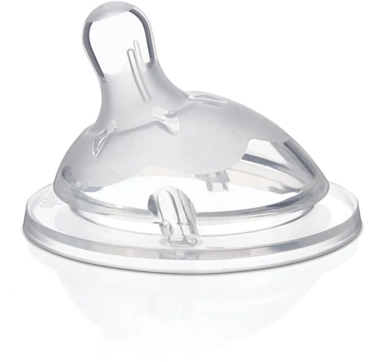 Chicco Θηλή Σιλικόνης Natural Feeling Κανονική Ροή 0+ Μηνών (B50-81011-10) (1)