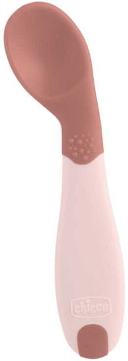 Chicco Κουτάλι Σιλικόνης Αρχής 8+Μηνών Natural Ροζ (F01-16100-15) (0)